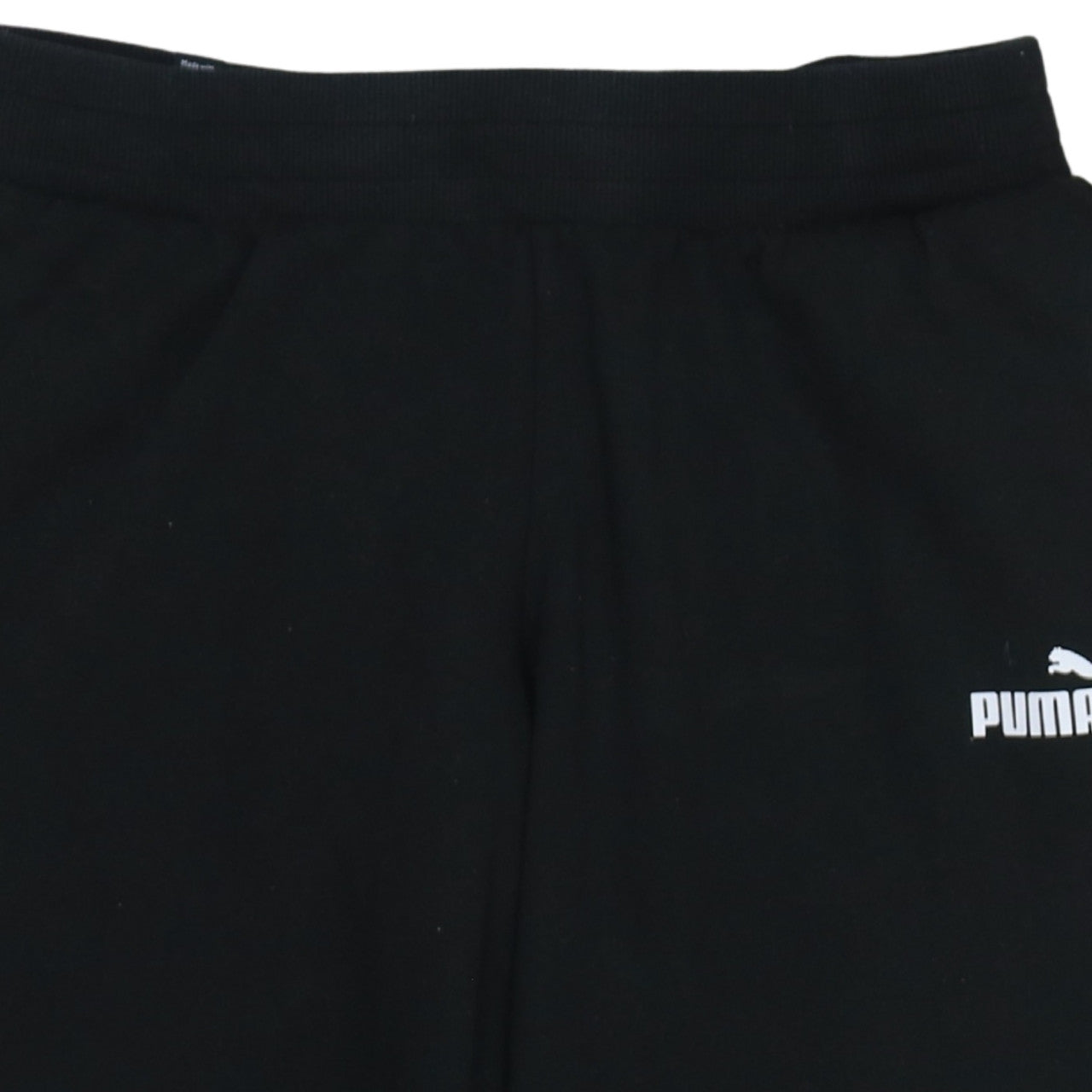 Mens UK Size M PUMA Regular Fit Jogger Black Trousers