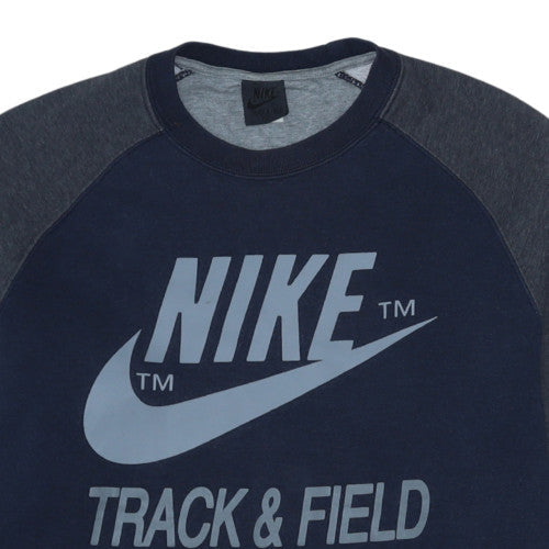 Mens UK Size XL Nike Blue Pullover Sweatshirt