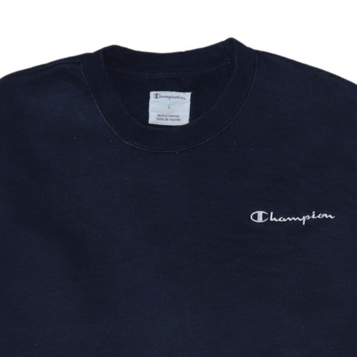 Mens UK Size L Champion Blue Pullover Sweatshirt