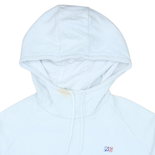 Mens UK Size L Nike White Pullover Hoodie