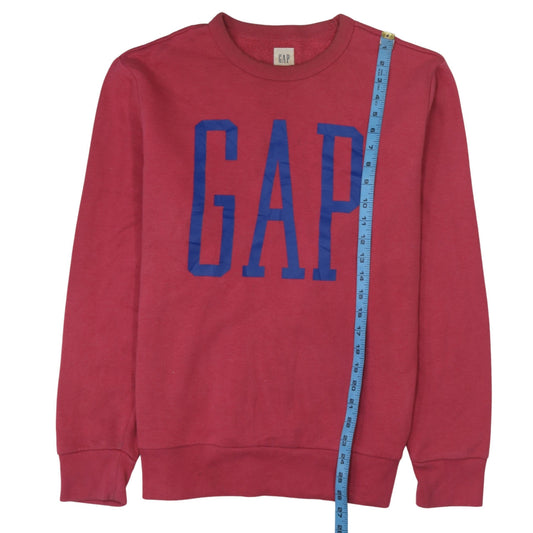 Womens UK Size M Gap Red Pullover Sweatshirt