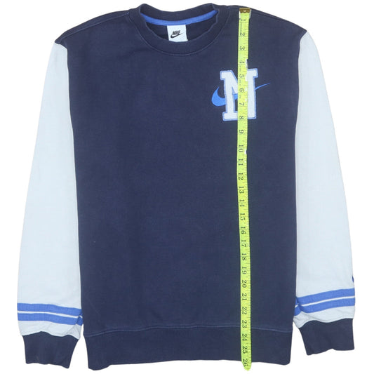 Mens UK Size M Nike Blue Pullover Sweatshirt