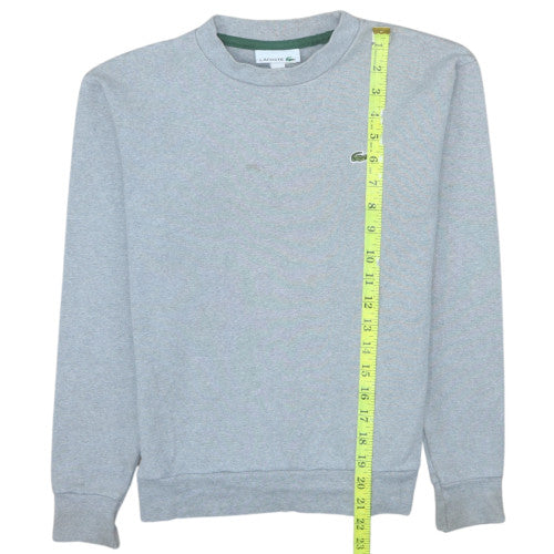 Mens UK Size XS Lacoste Grey Pullover Sweatshirt