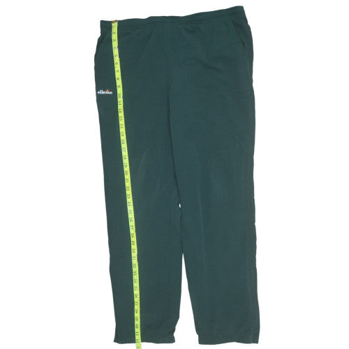 Mens UK Size L ellesse Regular Fit Track Pants Green Trousers