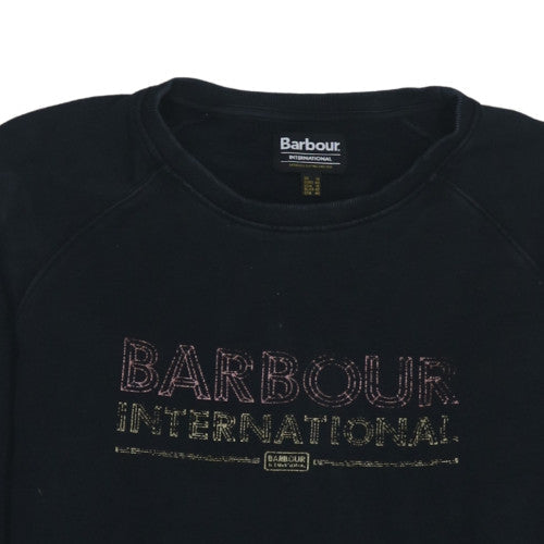 Womens UK Size 14 Barbour Black Pullover Sweatshirt