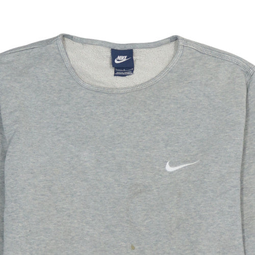 Mens UK Size L Nike Grey Pullover Sweatshirt