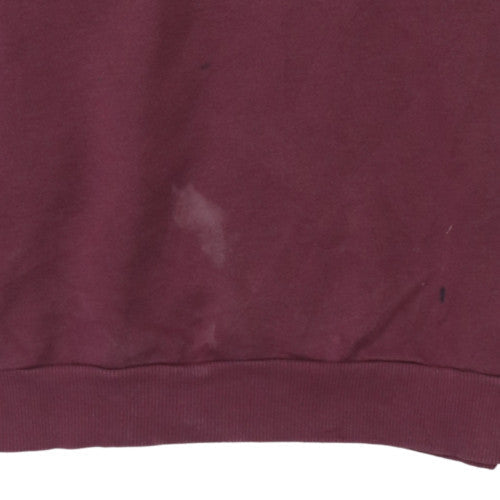 Womens UK Size XS PUMA Red Pullover Sweatshirt