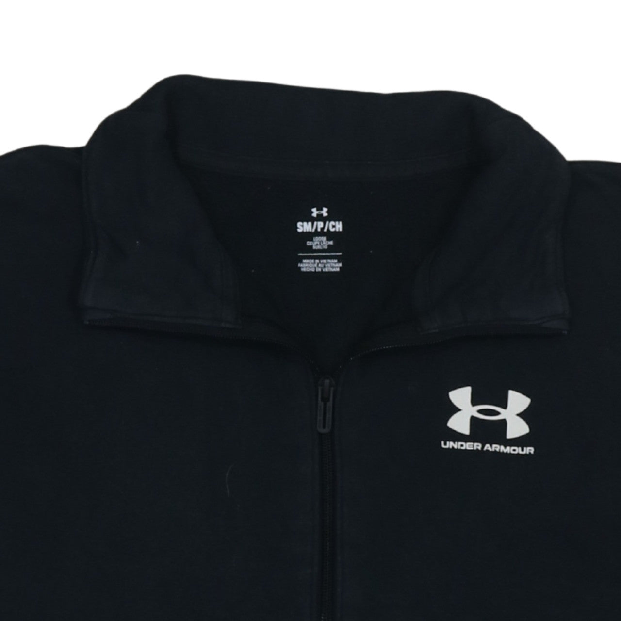 Mens UK Size S Under armour Black Pullover Sweatshirt