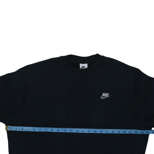 Mens UK Size M Nike Black Pullover Sweatshirt
