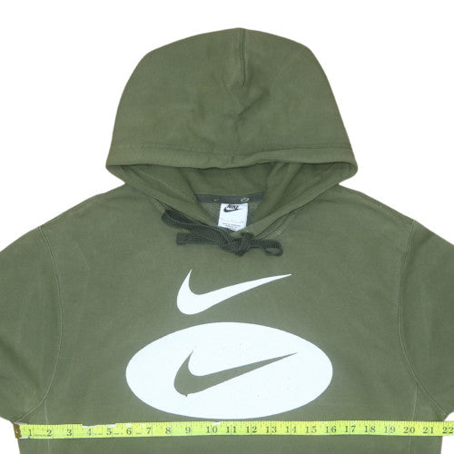 Mens UK Size S Nike Green Pullover Hoodie