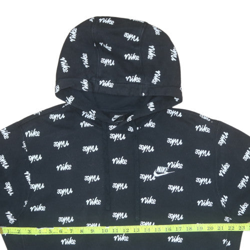 Womens UK Size M Nike Black Pullover Hoodie