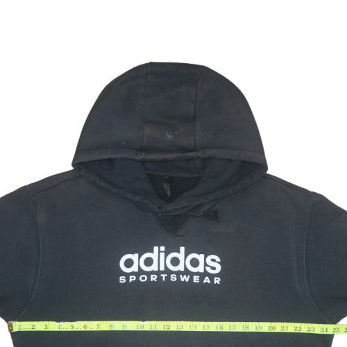 Mens UK Size L adidas Black Pullover Hoodie