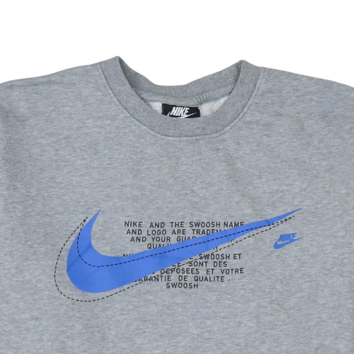 Mens UK Size S Nike Grey Pullover Sweatshirt
