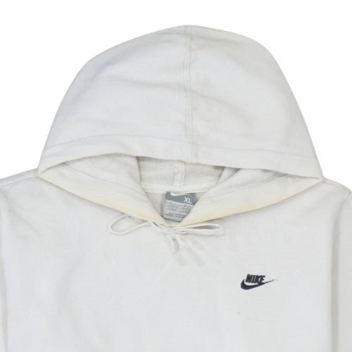Mens UK Size XL Nike White Pullover Hoodie