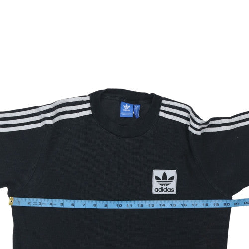 Mens UK Size M adidas Black Pullover Sweatshirt