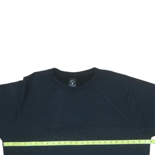 Womens UK Size L Nike Black Pullover Sweatshirt
