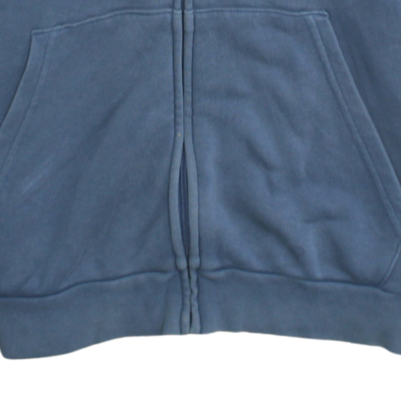 Mens UK Size M adidas Blue Full Zip Hoodie
