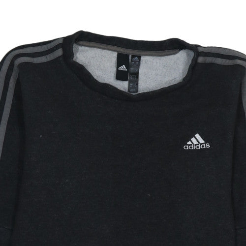 Mens UK Size S adidas Black Pullover Sweatshirt