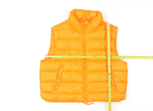Womens UK Size L Primark Orange Puffer Jacket