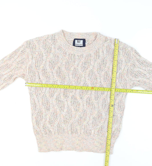 Womens UK Size M North West Beige Pullover Jumper