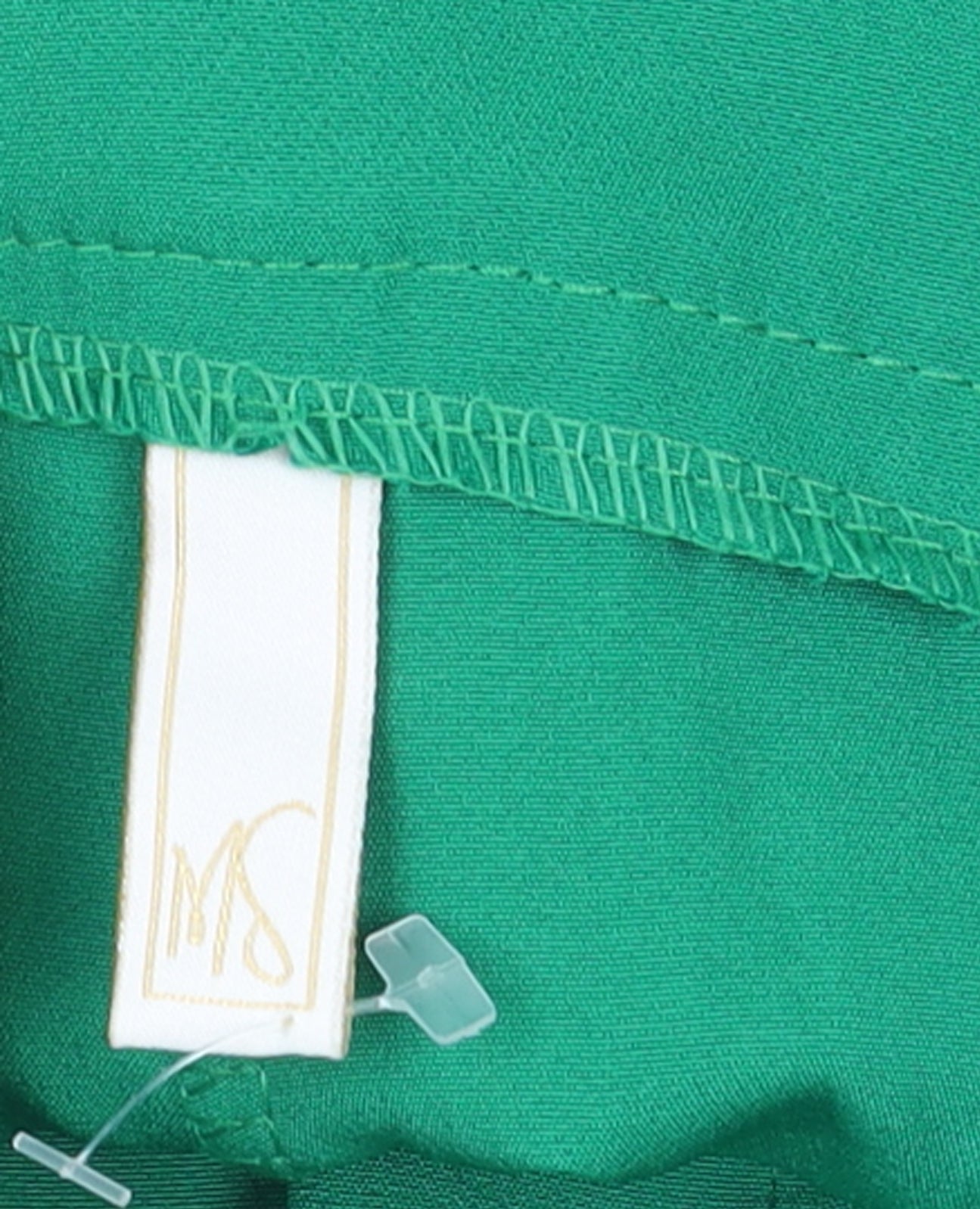 Womens UK Size XL Marks and Spencer Regular Fit Paperbag Green Trousers