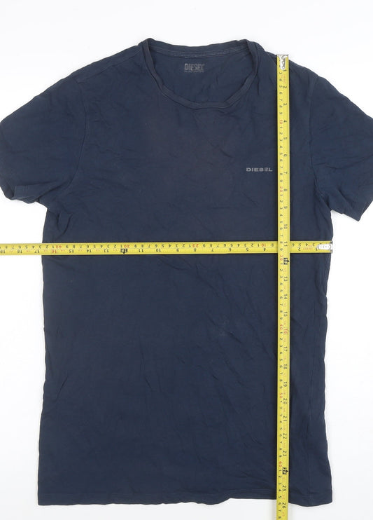 Mens UK Size XS Diesel Blue T-Shirt