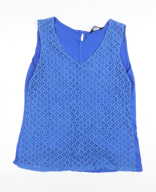 Womens UK Size 16 Dorothy Perkins Blue Camisole Blouse