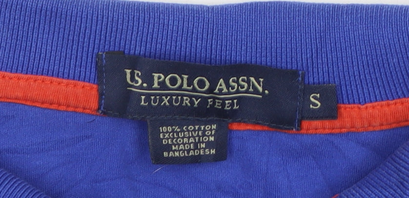 Mens UK Size S U.S. Polo Assn. 100% Cotton Polo Shirt