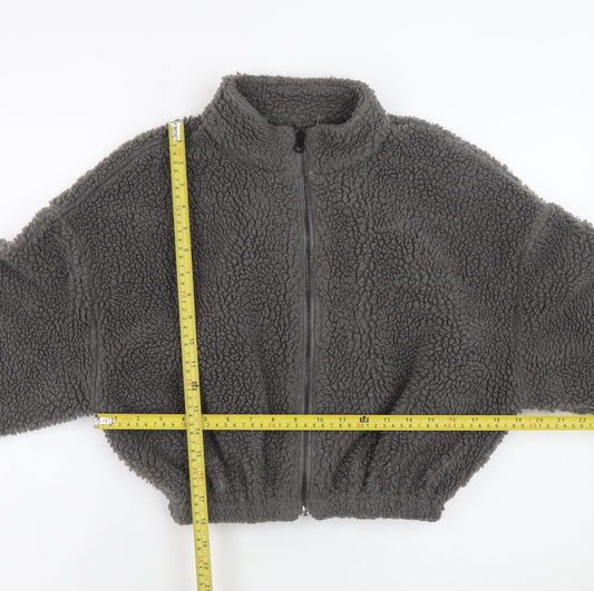 Womens UK Size XS Nicki Studios Grey Puffer Jacket