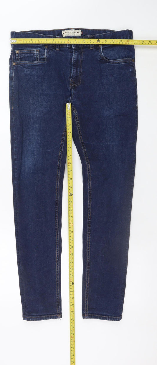 Womens UK Size 34 NEXT Extra-Slim Fit Skinny Blue Jeans