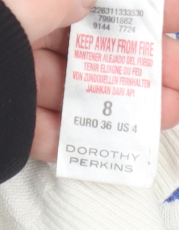 Womens UK Size 8 Dorothy Perkins Blue Pullover Jumper