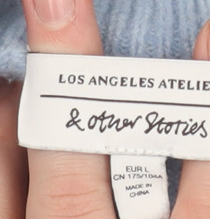 Womens UK Size 14 & Other Stories Blue Pullover Jumper