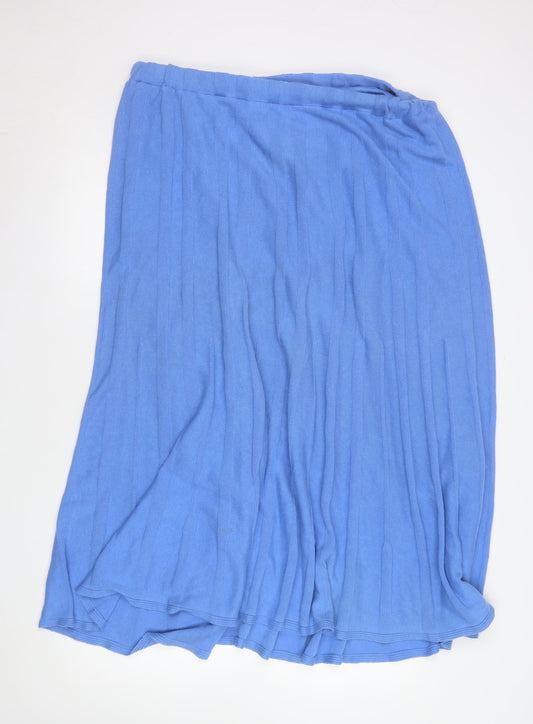 Womens UK Size 3XL Cotswold Collections Pleated Knit Skirt