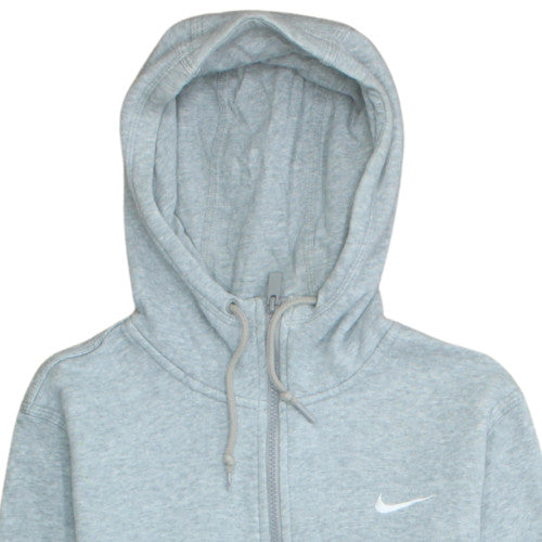 Mens UK Size S Nike Grey Full Zip Hoodie