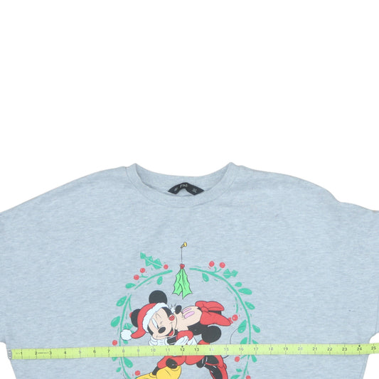 Womens UK Size 10 Disney Grey Pullover Sweatshirt