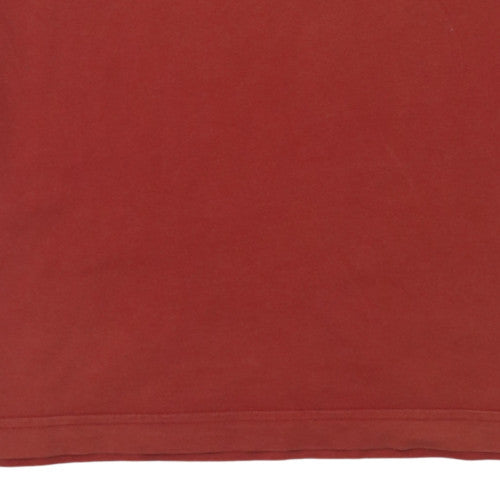 Mens UK Size M adidas Red T-Shirt