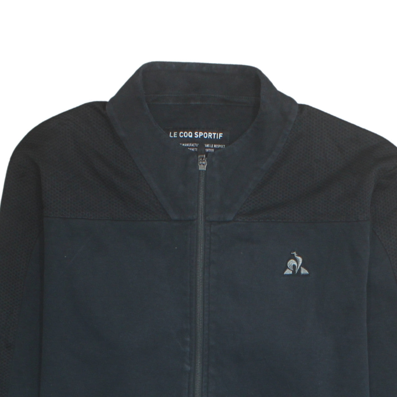 Additional view of Le Coq Sportif Men’s Black L Track Jacket Full Zip Sportswear