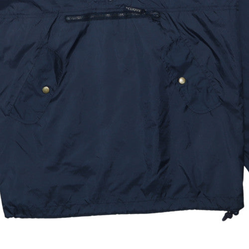 Mens UK Size L Clique Blue Anorak Coat