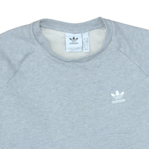 Mens UK Size M adidas Grey Pullover Sweatshirt
