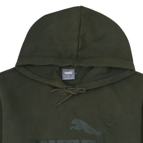 Mens UK Size M PUMA Green Pullover Hoodie