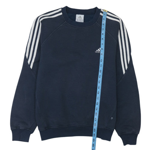 Mens UK Size M adidas Blue Pullover Sweatshirt