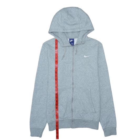 Mens UK Size M Nike Grey Full Zip Hoodie
