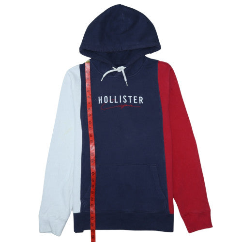 Mens UK Size M Hollister Multicoloured Pullover Hoodie