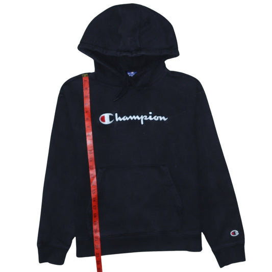 Womens UK Size M Champion Black Pullover Hoodie
