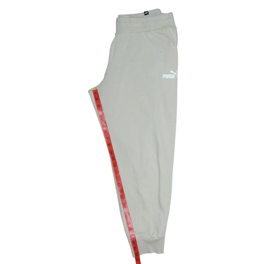 Mens UK Size L PUMA Regular Fit Jogger Beige Trousers