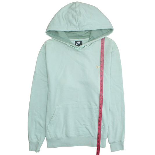 Womens UK Size M Nike Green Pullover Hoodie