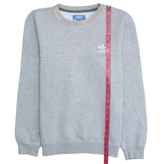 Mens UK Size S adidas Grey Pullover Sweatshirt
