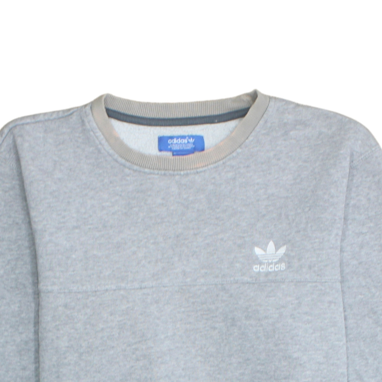 Mens UK Size S adidas Grey Pullover Sweatshirt