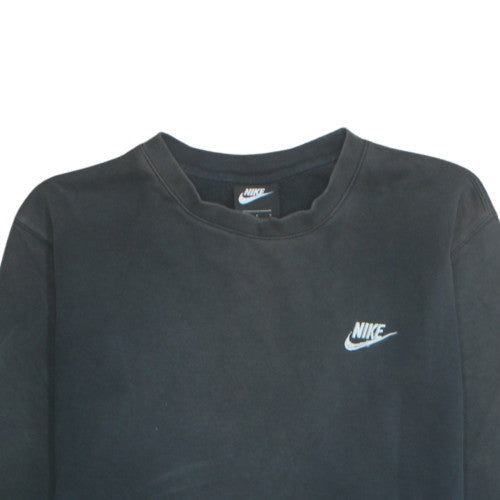 Mens UK Size L Nike Black Pullover Sweatshirt
