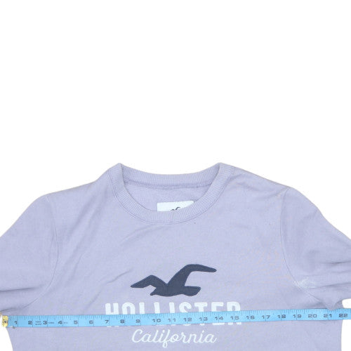 Womens UK Size L Hollister Purple Pullover Sweatshirt